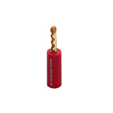 CHORD Banana Plug Screw Type Red