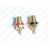 Neutrik RCA Inlet Gold red/black