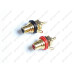 Neutrik RCA Inlet Gold red/black
