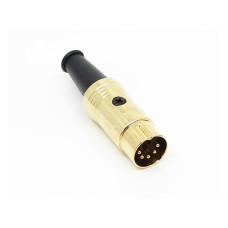 Neutrik DIN5 male Gold