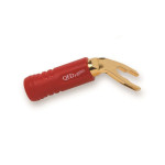 QED AIRLOC ABS STD SPADE RED PLUG
