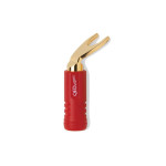 QED AIRLOC ABS WID SPADE RED PLUG