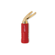 QED AIRLOC ABS WID SPADE RED PLUG