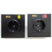 QSA EURO Receptacles 86x86mm Yellow