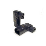 VooDoo Cable IEC 15A Right-Angle Horizontal Adapter