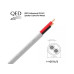 QED QX16/2 FLAME-RET PVC WHITE