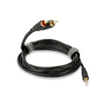 QED CONNECT 3.5MM JACK-PHONO 0.75M