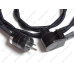 Black Cat PC 1 Power Cord Angled 2m