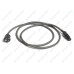 Straight Wire Gray Lightning 15A IEC 1.5 m