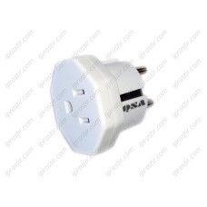QSA Power Jitter Adapter USA-SCHUKO Red