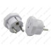 QSA Power Jitter Adapter USA-SCHUKO Yellow