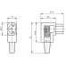 SCHURTER 4785 IEC C13 Angled Plug
