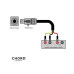CHORD Epic High-Level Subwoofer Cable Spades-Speakon 3m