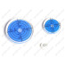 Precision Bubble Level Gauge blue big 50mm