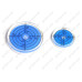 Precision Bubble Level Gauge blue big 50mm